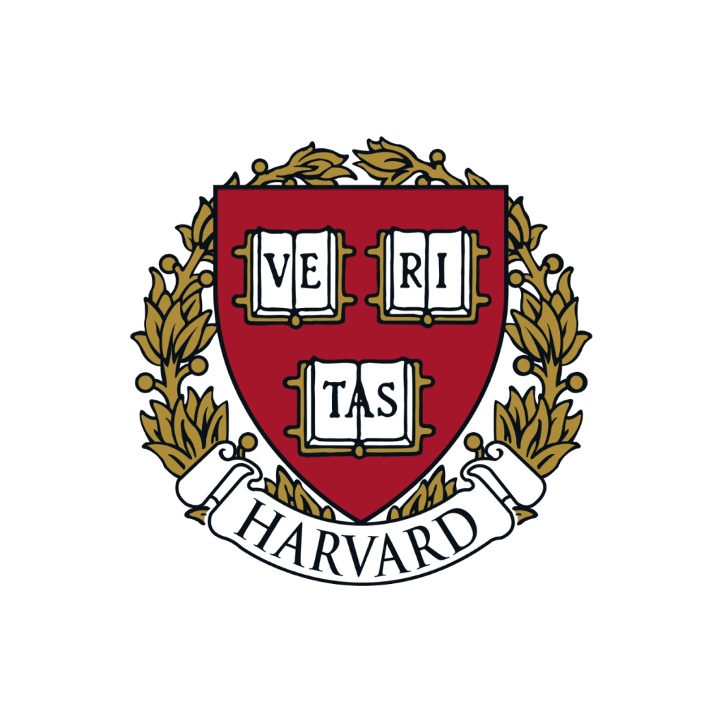 Logo of Harvard University, as an example of an emblem style logo.