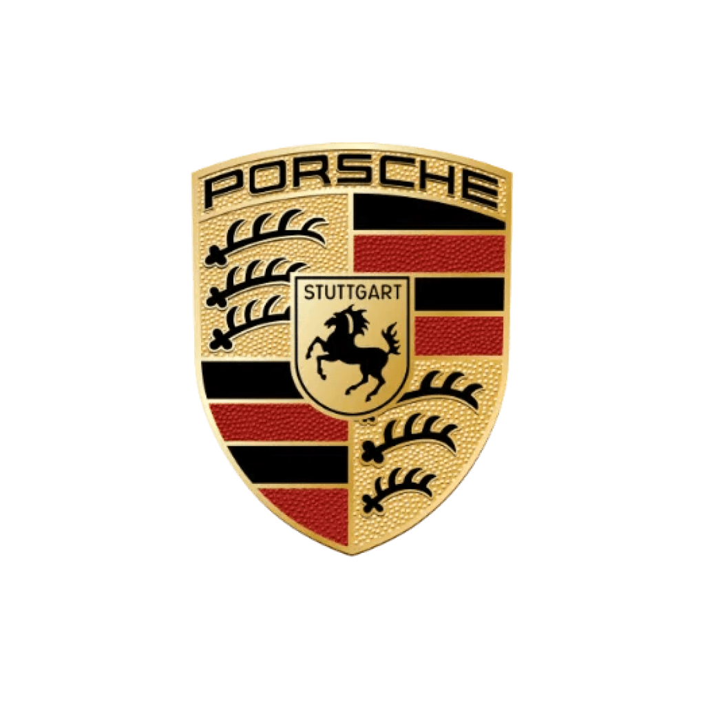 Logo of Porsche, used as an example of an emblem style logo.