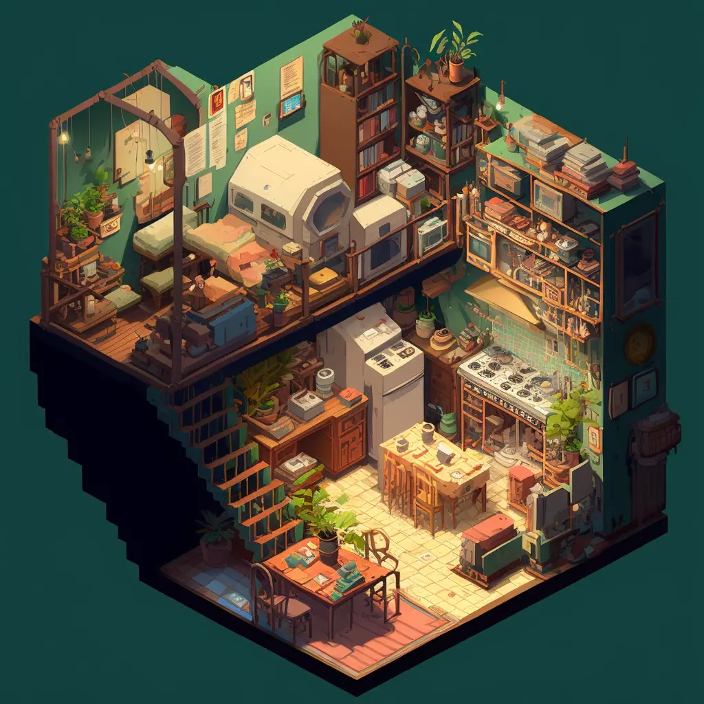 Smashing Time  Game room design, Isometric design, Isometric art