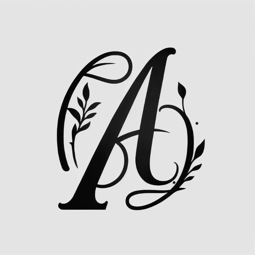 Logo of the letter A.