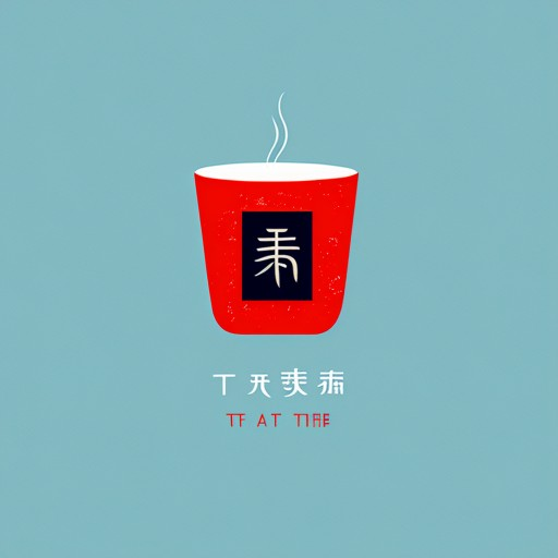 Logo for a Tea brand, in a minimalist Japanese style
