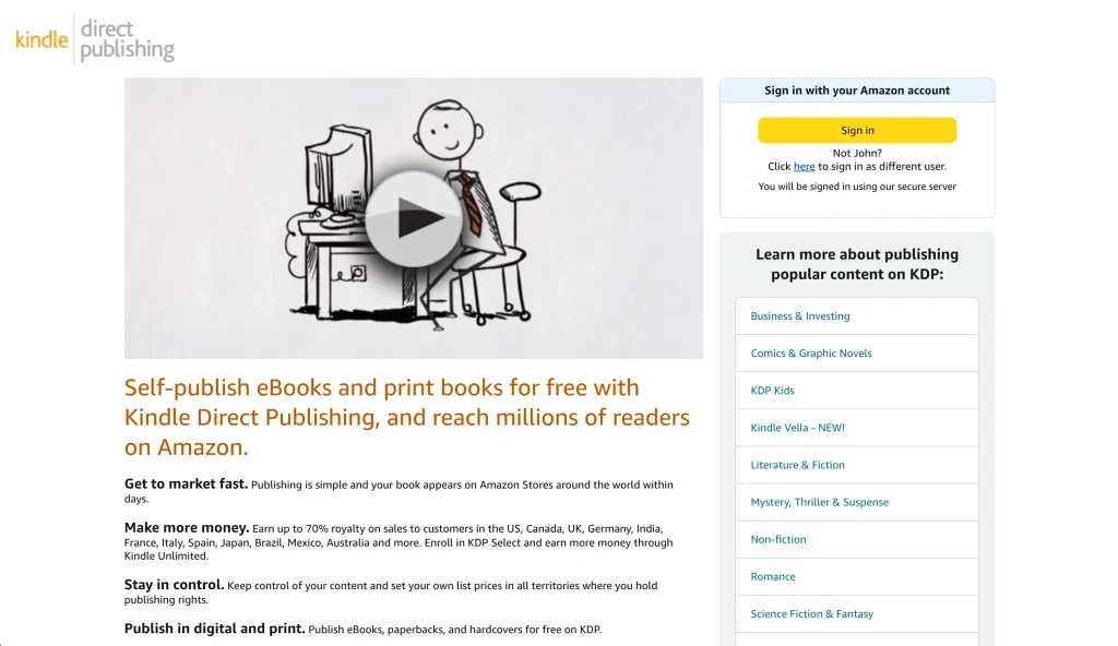 Appear book. How to publish an ebook.